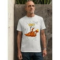 thumbnail image 2 of Turkey Pour Some Gravy On Me Funny Thanksgiving Unisex Men's T-shirt For Men, XL, White, 2 of 6