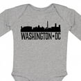 thumbnail image 4 of Inktastic Washington Dc City Skyline Boys or Girls Long Sleeve Baby Bodysuit, 4 of 5