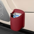 thumbnail image 1 of Car Door Side Storage Box, Multifunctional Leather Organizer, Cup Holder, Seat Back Storage Pouch, for Vehicle Interior,Fashionable,YISHFHP,Red, 1 of 9