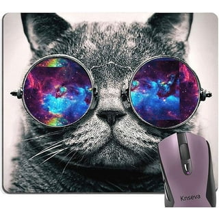 Mouse pad Walmeck - CAT-8 fofo gato imagem anti-deslizante jogo