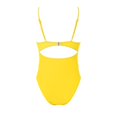 thumbnail image 4 of vigerkar Womens One Piece Swimsuit Tummy Control Bathing Suit Sexy Cheeky High Cut Out Cute Ladies Swimwear (Yellow, XL), 4 of 9