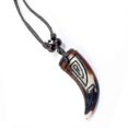 thumbnail image 1 of Resin Horn Pendant Men'S Necklace - Resin Horn Pendant Wax Line Necklace - Resin Horn Pendant Vintage Necklace, 1 of 2