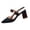 Black, variant on Sandals for Women,Heels for Women Closed Pointed Toe Heeled Slingback High Heel Ankle Strap Pumps Patent Leather Dressy Shoes for Work Party Prom Wedding Bridal Dress