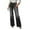 A-Black111, variant on Womens Jeans Color Blocked High Waist Straight Wide Leg Denim Jeans Retro Stylish Streetwear Trousers For Ladies