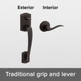 thumbnail image 7 of Kwikset Prescott Door Handleset Only with Tustin Door Handle in Venetian Bronze, 7 of 7