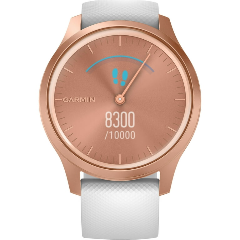 Garmin vivomove® Style White with Rose Gold Hardware Garmin vivomove® Style White with Rose Gold Hardware