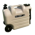 thumbnail image 2 of Contenedor de agua, contenedor de almacenamiento de agua con ruedas, con grifo, tanque de agua, jarra de agua para camping, baño, autoconducción, reco Caqui, 2 of 8