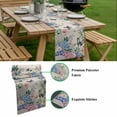 thumbnail image 5 of Watercolor Flowers Table Runner - 48 Inch Long, Kitchen Dining Table Runner Dresser Scarves, Spring Floral Butterflies Botanical Beige Farmhouse Decor for Coffee Tables Wedding Party Banquet, 5 of 8