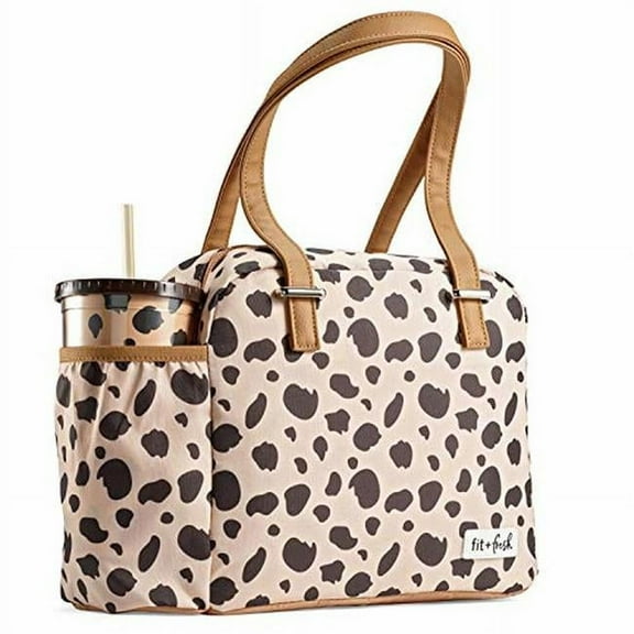 Fit & Fresh Lunch Bag For Women, Laketown Bag, Cheetah