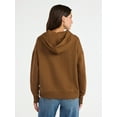 thumbnail image 3 of Time and Tru Waffle Pocket Mixed Media Hoodie, Size XS-XXXL, 3 of 5