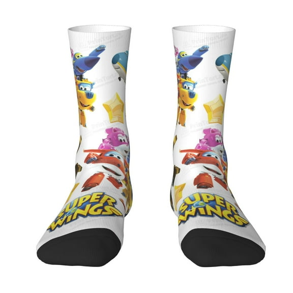 super wings Socks Athletic Sport Colorful Novelty Graphic Crew Tube Socks Warm For Men WomenPerfect Gift