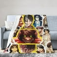 thumbnail image 2 of Blanket Eren Yeager Soft and Comfortable Wool Fleece Throw Blankets for Sofa Office car Camping Yoga Travel Home Decoration Cozy Plush Beach Blanket Gift, 2 of 9
