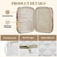 thumbnail image 6 of Yuyamidu Hummingbird Bible Cases for Woman Flowers Quilted Bible Cover Protective Bible Carrying Case Bag with Tote Handle Fashion Carrying Bible Study Supplies Accessories, 6 of 8