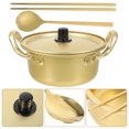 thumbnail image 4 of 1 Set Hot-pot Pot Double Handle Cooking Pot Aluminum Wok with Spoon, 4 of 8