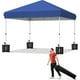 thumbnail image 1 of Yeshouse Toldo Emergente Toldo Plegable de 10'x10' con 3 Alturas Ajustables, Refugio para Eventos Al Aire Libre UPF 50+ Carpas Portátiles para Fiestas, Playa, Acampar, Boda, 1 of 8