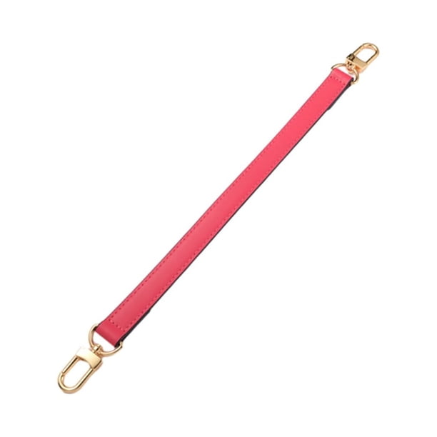 Minnieouse Amplia gama de usos Correa lisa de cuero para bolso Fácil de instalar y reemplazar Correa Cubo para bolso Bolsas de mensajero y de hombro Rosa roja