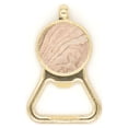 thumbnail image 1 of Ouvre-bouteille de Bière Motif Ondulé Élégant en Acier Inoxydable Porte-Clés, 1 of 3