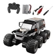 thumbnail image 3 of Coche de Control remoto, coche eléctrico RC, montaña, ATV, juguetes, regalos navideños, rotación de 360  degree, vehículos RC terrestres y acuáticos Negro, 3 of 8