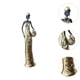 thumbnail image 4 of Escultura Africana, Decoración de Mesa, Resina, Figura Femenina, Figura Decorativa para Estilo B, 4 of 9