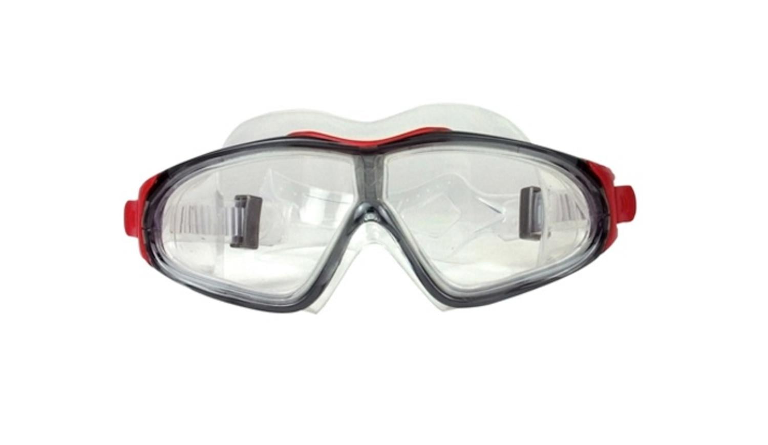 7" EZ Fit DLX Sport Gray Goggles Swimming Pool Accessory for Adults and Children by Swim Central