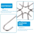 thumbnail image 2 of 20 Pcs Stainless Steel Floor Drain Handle Hook Shower Hooks, 2 of 6