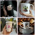 thumbnail image 5 of 30 Pcs UV DTF Cup Wraps 10 Styles Dragons and Flower Stickers Cartoon Rub on Decals Waterproof Transfer Stickers, 5 of 8
