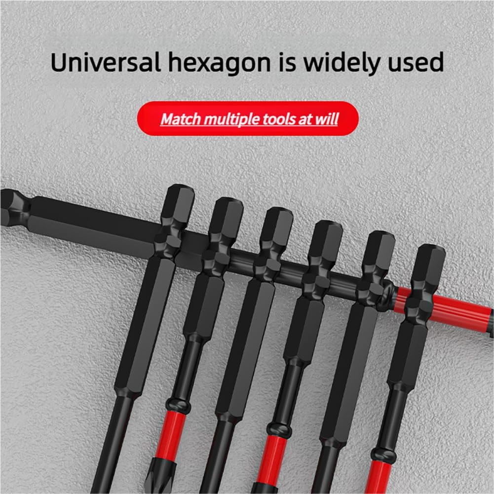 FPH2 Impact Screwdriver Bit Set for Electricians,Fph2 Screwdriver,S2 Steel 65mm & 110mm,1/4 Inch Hex Shank Magnetic Cross Slot Screw Driver Drill Bits Used on Circuit Breakers