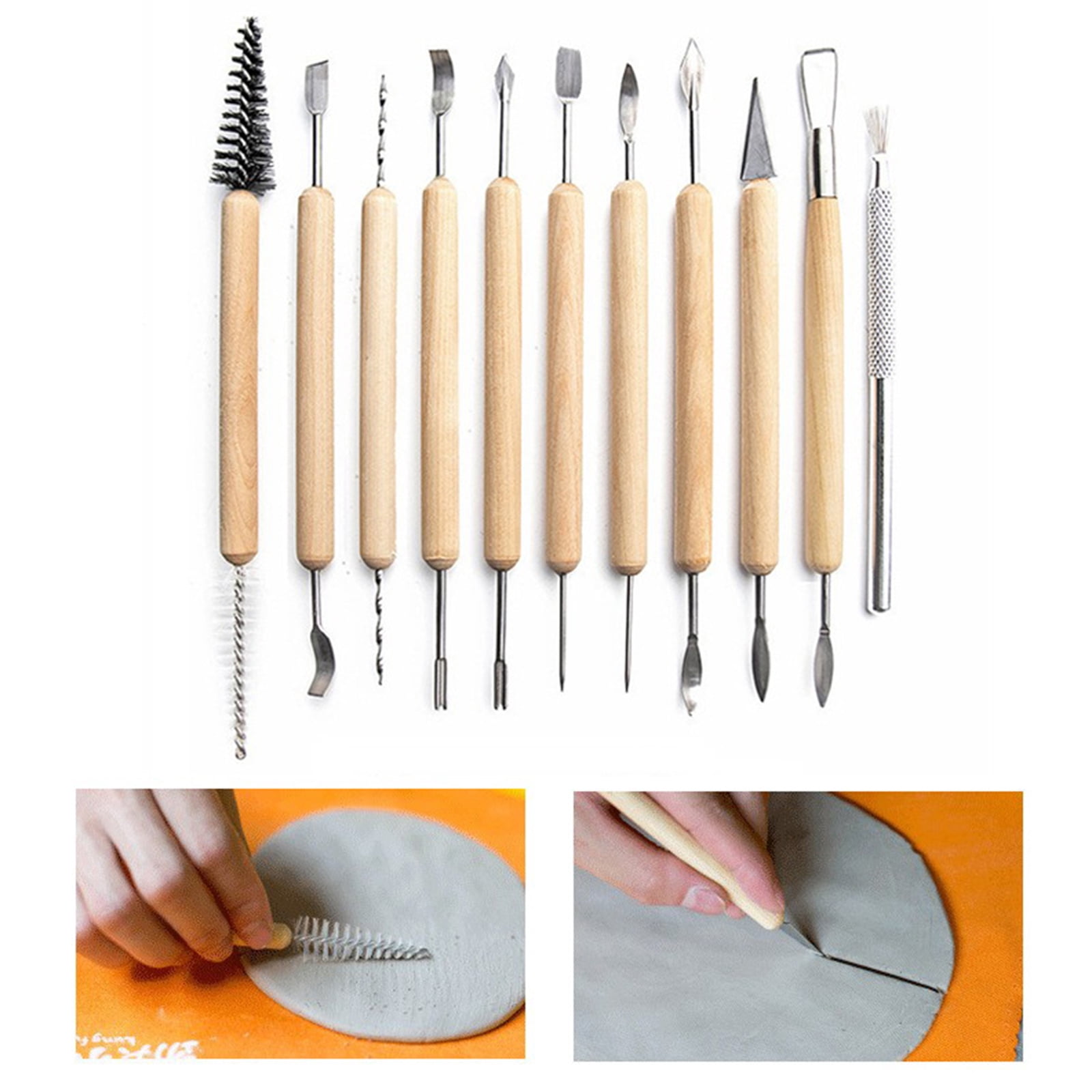 ZPAQI 43pc Polymer Clay Tool Ball Stylus Dotting Tools Modeling Sculpting Carving Tool