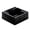 black, variant on Yuungoou small Cigar Ashtrays For Men, Outside Ashtrays For Cigarettes For Patio, Ceramic Cool Ashtrays Ceramic Indoor Decorations-green-13x13x5.5cm