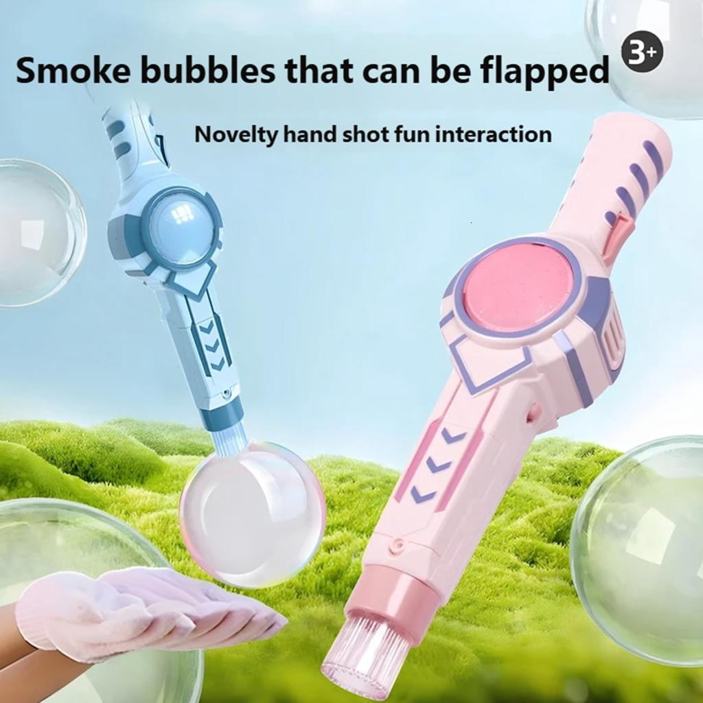 Fog Bubble Machine Rechargeable Automatic Electric Bubble Wand Producing Accessory Set for