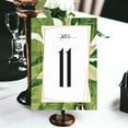 thumbnail image 2 of Green Leaves Frame51 Pieces Wedding Table Numbers Cardss 1-50 Double Sided 4x6 inch Table Numbers for Wedding Reception/Party/Event, 2 of 3
