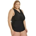 thumbnail image 5 of Sporti Marina Criss Cross Tummy Control One Piece Swimsuit, High Cut, Soft Cup (Women’s), 5 of 11
