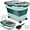 Green, variant on Dog Food Storage Container, 5-20Lbs Collapsible Pet Food Storage Containers with Rolling Wheel Airtight Locking Lid, Dry Food Storage Bin with Cup and Scoop,Suitable for Pet Food, Rice, Flour