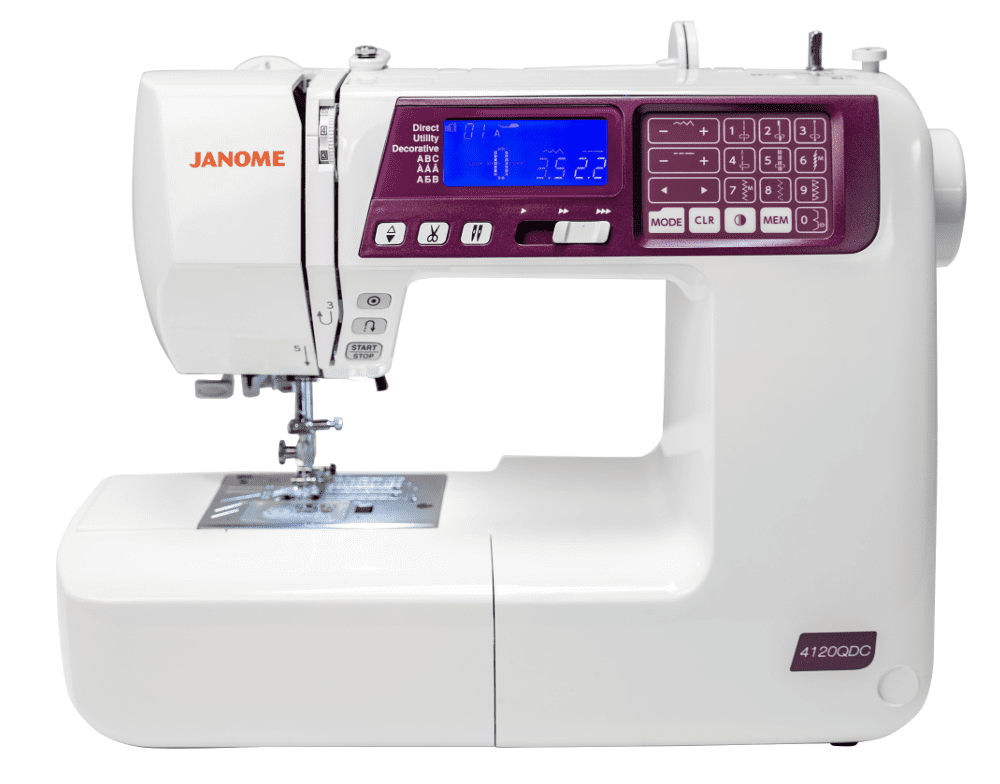 Janome 4120QDCG Computerized Sewing and Quilting Machine with Bonus