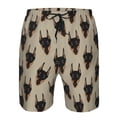 thumbnail image 3 of Salouo Cute Black Dog Pattern Swim Trunks for Men,Men's Hawaiian Bathing Suit Swimsuits Quick Dry Swimming Board Shorts Beach Shorts with Pockets-X-Large, 3 of 6