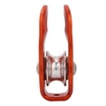 thumbnail image 3 of Alomejor Polea de aleaci?§?n de Aluminio de Alta Resistencia de un Solo Bloque de polea giratoria para la Escalada en Roca Rescate Levantamiento Enganche tendido(Orange) Ecomeon no, 3 of 6
