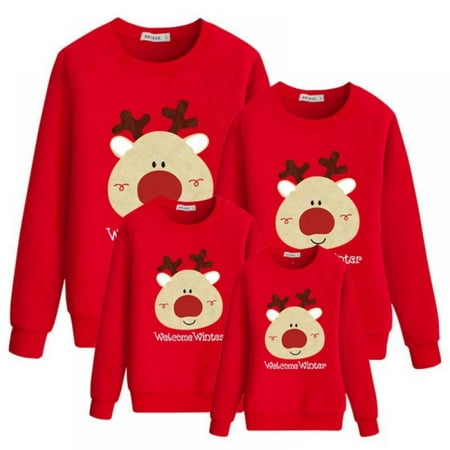 

Bullpiano Family Matching Sweater Set For Family Matching Outfits Long Sleeve Kids Mama Dad Matching Outfit Xmas Gifts Sweater Christmas Gifts
