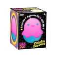 thumbnail image 2 of NeeDoh ChickaDeeDoos Stress Squeeze Toys Complete Gift Set Party Bundle - 3 Pack Neon Yellow/Pink/Blue, 2 of 6