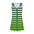 thumbnail image 5 of JMKQLZ Women's Spring And Summer Vacation Button V-neck Strap Top Dress, 5 of 5