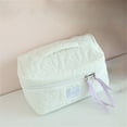 thumbnail image 2 of Beastres Makeup Bag,Makeup Organizer,Aesthetic Makeup Bag For Women Large Capacity Quilted Cosmetic Toiletry Pouch Travel Small Cute Make Up Purse Organizer Insert,Travel Toiletry Bag,Travel Bag, 2 of 9