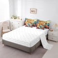 thumbnail image 3 of YST Eastern Dragon 7-Piece Comforter Set - Vintage Retro Japanese Style, Animal Theme, Queen Size, 3 of 4