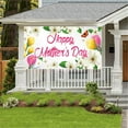 thumbnail image 5 of PFFRIZ Mothers Day Decorations Banner, 70" x 35" Happy Mother's Day Flowers Backdrop for Indoor Outdoor Garden,Yard Decorations(1pc), 5 of 5