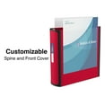 Staples Better Red 5-inch D-Ring View Binder with 1270 Sheet Capacity ...