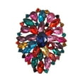 thumbnail image 5 of enjoywould Broche Femme Colorée Strass Creux Anti-Rouille Résistant à l'Usure Léger Sac Chapeau Chandail Décoration Vêtements Épingle Bijoux Femme, 5 of 5