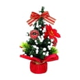 thumbnail image 2 of Clearance EGNMCR Tabletop Christmas Tree 8"Mini Small Artificial Christmas Tree LED String Lights,Ornaments Balls,Bells and Pine Cones Tabletop Small Xmas Tree for Holiday Indoor Christmas Decoration, 2 of 6