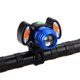 thumbnail image 3 of Faros delanteros para bicicleta, recargables por USB, LED, multifuncionales, con zoom ajustable, 3 of 8
