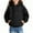 Kids Heated Sweatshirt-A69 Black, variant on Mifsaly Kids Heated Vest Boys Girls Christmas Sleeveless Heating Jackets 13 Heat Zones Zip up Padded Coat Thick Warm Lapel Winter Outerwear Unisex Thermal Vests with Zipper Pockets