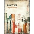 thumbnail image 2 of Orlov, Irena 12x14 Gold Ornate Wood Framed with Double Matting Museum Art Print Titled - New York Grunge IV, 2 of 4