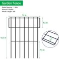 thumbnail image 2 of NEX 25Pack Animal Barrier Fence No Dig Garden Decorative Fencing, 2 of 5