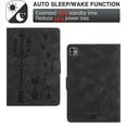 thumbnail image 4 of Allytechgroup for iPad Pro 11 Inch Case 2024 M4 A2836 A2837, Flip PU Leather 11 Inch Tablet Case with Credit Card Slot Kickstand Auto Sleep/Wake Full Body Protective for iPad Pro M4 11" Case, Black, 4 of 10
